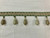 Aqua & Beige Tassel Fringe Trim 2" Width TF-54/39-3 Upholstery / Drapery / Interior Design 