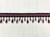 Purple & Lilac Lucite  CRYSTAL BEADED TASSEL FRINGE 1.5" Width TF-57/29-27 Upholstery / Drapery / Interior Design 