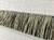 Silver & Dark Grey Thick BRUSH FRINGE Trim 2" Width BRF-2/50-37-47  Upholstery / Drapery / Interior Design 