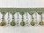 Aqua & Beige POM POM & CRYSTAL TASSEL FRINGE 4.5" Width TF-45/39-3  Interior Design / Home Furnishing   