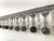 Silver, Grey & Black POM POM and CRYSTAL TASSEL FRINGE Trim 4.5" Width TF-45/50-37-47 Interior Design / Home Furnishing 