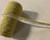 Cream, Yellow & Dark Grey 100% COTTON Twisted Cord Edge 3/8" Width CE-3/2-10-37 Upholstery / Drapery / Interior Design  