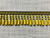 YELLOW & DARK GREY WOOD BEADED TASSEL FRINGE 2" Width TF-61/2-10-37 Upholstery / Drapery / Interior Design  