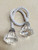 14" CRYSTAL NAPKIN RING-1/1    WHITE