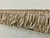 Taupe & Creamy White Thick Fancy Loop Ribbon Fringe 2" Width Trim LPF-2/4-2 Upholstery / Interior Design / Home Furnishing