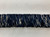 Navy & Taupe Thick Fancy Loop Ribbon Fringe Trim 2" Width LPF-2/46-4 Upholstery / Interior Design