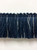 Navy & Creamy White 1.75" Width Brush Fringe Trim Extra Thick