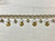 Taupe & Cream Fancy French Tassel Fringe With Lucite Disks 2.5" Width Trim TF-66/50-2  Upholstery / Drapery 