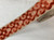 Beige & Rust Velvet Woven Embroidery Trim Tape 3.5" Width H-1106/4 Upholstery / Drapery / Interior Design / Home Furnishing 