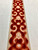 Beige & Rust Velvet Woven Embroidery Trim Tape 3.5" Width H-1106/4 Upholstery / Drapery / Interior Design / Home Furnishing 