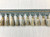 French Blue & Beige Tassel Fringe Trim 3.5" Width TF-5/41-3 Drapery / Upholstery / home furnishing / Interior Design