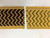 ANTIQUE GOLD AND BROWN WOVEN EMBROIDERY REVERSIBLE TRIM TAPE 2" Width H-71/12 