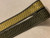 BLACK AND GOLD WOVEN EMBROIDERY REVERSIBLE TRIM TAPE 2" Width H-71/128