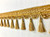 Light Gold 4" Width TASSEL FRINGETrim TF-9/11-12  Upholstery / Drapery / Interior Desigjn