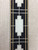 2 1/2"  WOVEN EMBROIDERY TRIM TAPE (BLACK / WHITE / TAN) H-1156B-1