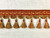 RUST, GOLD & LODEN GREEN 4" TASSEL FRINGE Trim TF-9/35-11-17 Upholstery / Drapery / Interior Design / Home Furnishing          