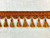 RUST & GOLD  TASSEL FRINGE Trim 4" Width TF-9/35-11  Upholstery / Drapery 