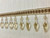 Beige & TaupeLucite Crystal Beaded Fringe Trim 3.25" Width TF-75/3-4 Upholstery / Interior Design 