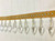 Silver Blue, Beige & Gold Lucite Crystal Beaded Fringe Trim 3.25" Width TF-75/40-3-12 Upholstery / Interior Design