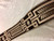 Brown & Beige Woven Suede Embroidery Trim Tape 4 Inch Width H-17916 Upholstery / Drapery / Interior Design / Home Furnishing  