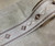 3 1/4" Silver & Taupe embroidery trim Tape H-9009-2 Upholstery / Drapery / Curtains / WIndow Treatment