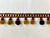 Burgundy Multi Pom Pom Tassel Fringe Trim 2 1/8" Width TF-76/33 Upholstery / Drapery / interior Design / Home Furnishing