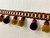 Burgundy Multi Pom Pom Tassel Fringe Trim 2 1/8" Width TF-76/33 Upholstery / Drapery / interior Design / Home Furnishing