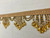 Light Gold Crystal Beaded Tassel Fringe Trim 4.25" Width TF-78/12-2 Interior Design / Home Furnishings