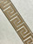 Cream and Beige Combination 3.75 Inch Woven Suede Embroidery Trim Tape H-17933 