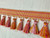 Orange, Pink & Yellow Tassel Fringe Trim 3.25" Width TF-80/49-20 Upholstery / Drapery / Interior Design 
