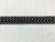 Black & Winter White Twisted Gimp Header Braid 1" Width HB-7/47-1 Upholstery / Drapery / Interior Design