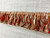 Rust, Turquoise, Green & Cream Extra Thick Loop Fringe Trim 2.25" Width LPF-3/35-44 Upholstery / Drapery / Interior Design 