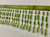 Loden Green & Gold Crystal Beaded Fringe Trim 2.75" Width CBF-20/17-12 Upholstery / Drapery / Interior Design / Home Furnishing 