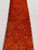 Taupe & Orange Woven Velvet Embroidery Trim Tape 4.5" Width H-1104/7 Upholstery / Interior Design 