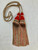 Red, Light Blue & Mint Jumbo Double Tassel Tieback 13" Length Plus A 15" Double Loop Twist Cord DCTB-22/35-44 Drapery / Interior Design / Furnishing