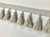 Silver 2.5” Width Linen Tassel Fringe Trim 36 Handmade Tassels Per Yard TF-81/50 Upholstery / Drapery / Interior Design / Home Furnishing