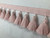 Baby Pink 2.5” Width Linen Tassel Fringe Trim 36 Handmade Tassels Per Yard TF-81/18 Upholstery / Drapery / Interior Design / Home Furnishing