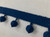 Navy Hand Knotted Tassel Fringe Trim 1.5" Width 30 knots per yard. Each knot has a diameter of 5/8" Upholstery / Drapery / Pillows TF-82/46
