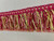 Hot Pink, Mauve & Green Gimp Header Ribbon Fringe 4.5" Width TF-17/20-13-25 Upholstery / Drapery / Home Furnishing / Interior Design
