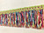 Mint, Hot Pink & French Blue Gimp Header Ribbon Fringe 4.5" Width TF-17/13-20-41 Upholstery / Interior Design / Home Furnishings