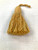 Gold Linen Key Tassel Linen Key Tassel Length=3.5" Width=1" Before Fluff  (3" Width After fluff out) and a 2.5" Twisted Cord KT-23/12 Upholstery / Drapery / Interior Design / Home Furnishing