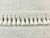 White Faux Silk Raffia Nubby Acorn Tassel Fringe 3" Width Trim TF-87/1 Upholstery / Drapery / Interior Design / Home Furnishing / Furniture Accents / Luxury Decorative Fringe