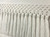 White Faux Silk Raffia Hand Wrapped Header Tassel Fringe 11.5" Width Trim TF-88/1 Upholstery / Drapery / Interior Design / Home Furnishing / Furniture Accents / Luxury Decorative Fringe