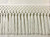 White Faux Silk Raffia Hand Wrapped Header Tassel Fringe 11.5" Width Trim TF-88/1 Upholstery / Drapery / Interior Design / Home Furnishing / Furniture Accents / Luxury Decorative Fringe