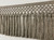 Taupe Faux Silk Raffia Hand Wrapped Header Tassel Fringe 11.5" Width Trim TF-88/4 Upholstery / Drapery / Interior Design / Home Furnishing / Furniture Accents / Luxury Decorative Fringe