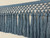 French Blue Faux Silk Raffia Hand Wrapped Header Tassel Fringe 11.5" Width Trim TF-88/41 Upholstery / Drapery / Interior Design / Home Furnishing / Furniture Accents / Luxury Decorative Fringe