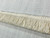 Creamy White Faux Silk Raffia Thick Brush Fringe 1.5" Width Trim BRF-6/2 Designer Upholstery / Drapery / Interior Design / Home Furnishing / Accents  & Embellishments / Luxury Decorative Fringe