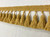 Gold Faux Silk Raffia Nubby Acorn Tassel Fringe 3" Width Trim TF-87/12 Luxury Upholstery and Drapery / Interior Design / Home Furnishing / Furniture Accents / Luxury Decorative Fringe