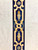 Navy Tan & Gold Woven Suede Embroidery Trim Tape 4" Width H-179217 / Drapery / Upholstery / Pillows / Curtains / Home Furnishing