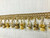 Antique Gold & Taupe Handmade Tassel Fringe Trim 3" Width TF-20/12-4  Home Furnishing / Interior Design 